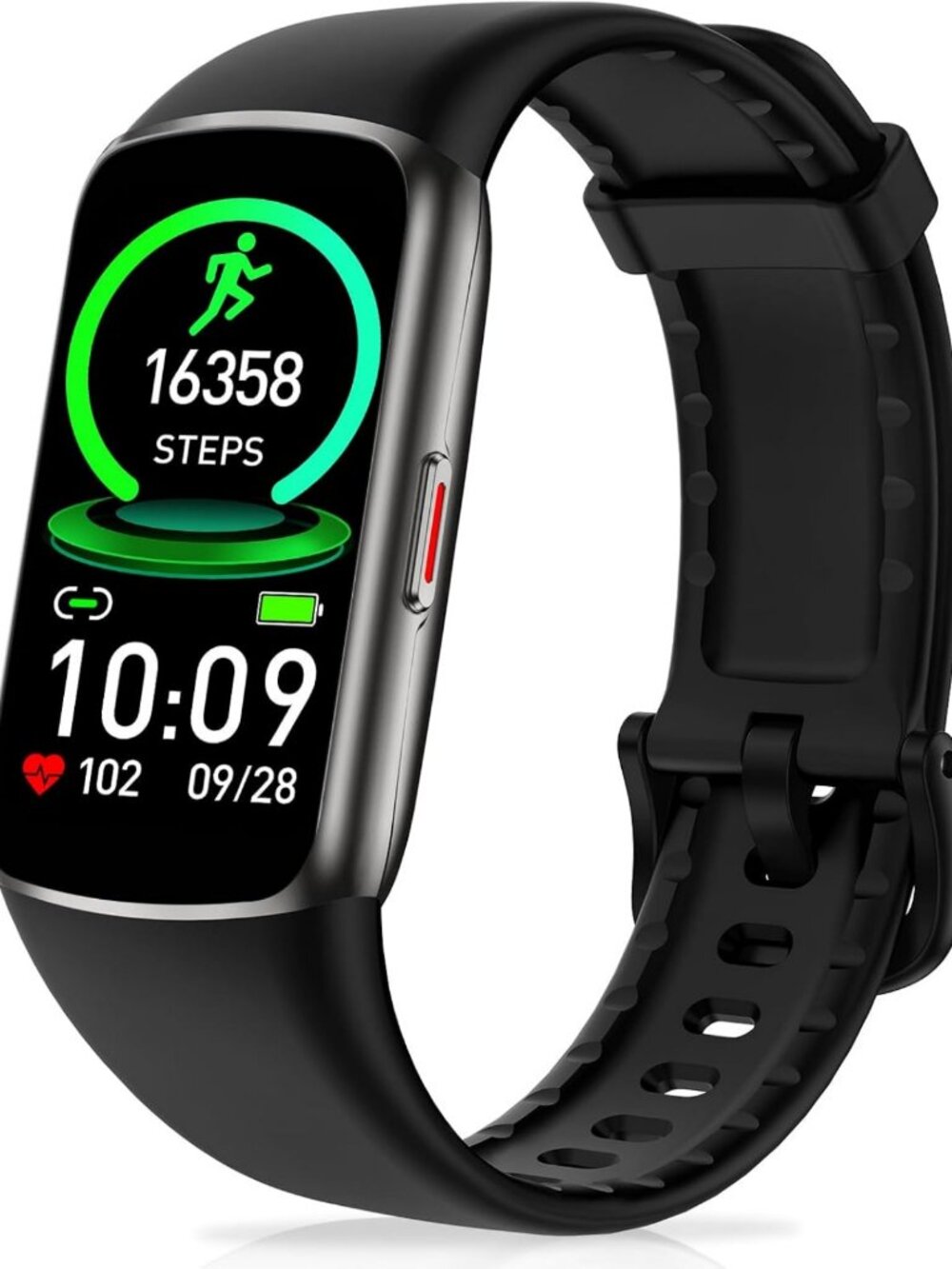 24/7 Heart Rate Monitor Smart Watch - IP68 Waterproof Fitness Tracker, 123